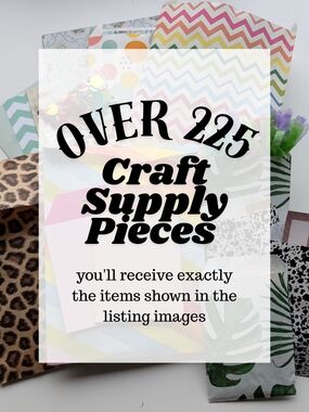 Over 225 Ephemera Pieces: Journal Cards, Die Cuts, Picks, Pockets & More